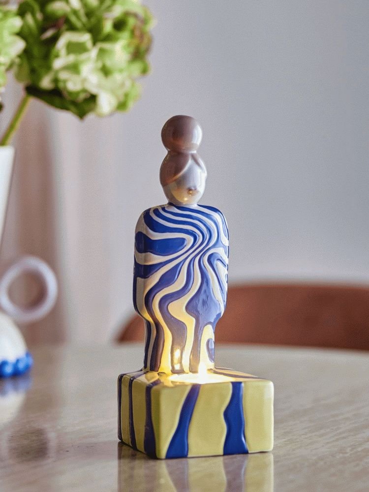 Bloomingville Priya Fyrfadsstage H25 cm, Multi