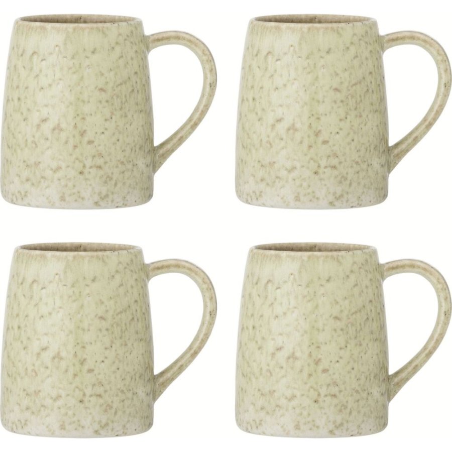 Creative Collection Winnie Krus 4 stk. 37 cl, Lysegr�n/Beige