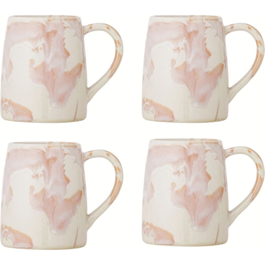 Creative Collection Winnie Krus 4 stk. 37 cl, Beige/Lyser�d