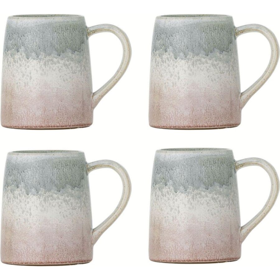 Creative Collection Winnie Krus 4 stk. 37 cl, Rosa/Gr�n