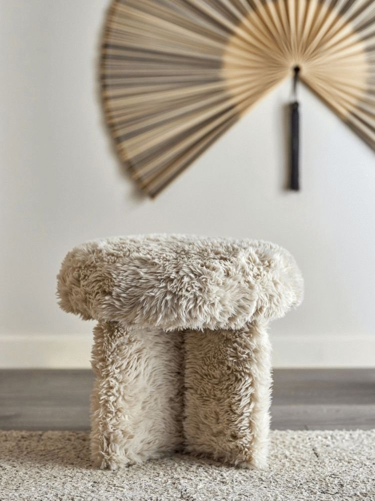 Bloomingville Frikka Puf H39 cm, Polyester