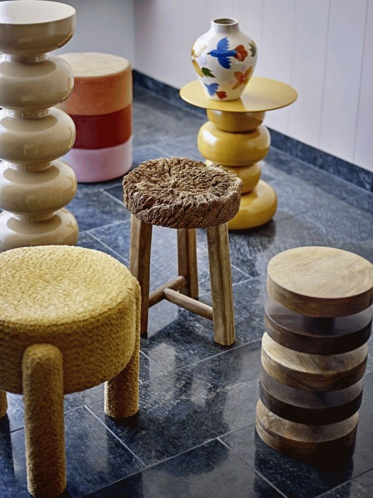 Bloomingville Olonne Sidebord H48 cm, Gul