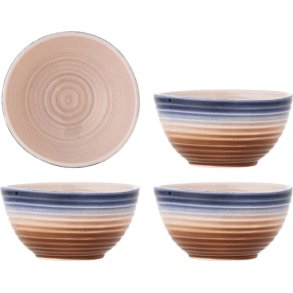 Bloomingville Tatum Sk�l 4 stk. �12 cm, Multi