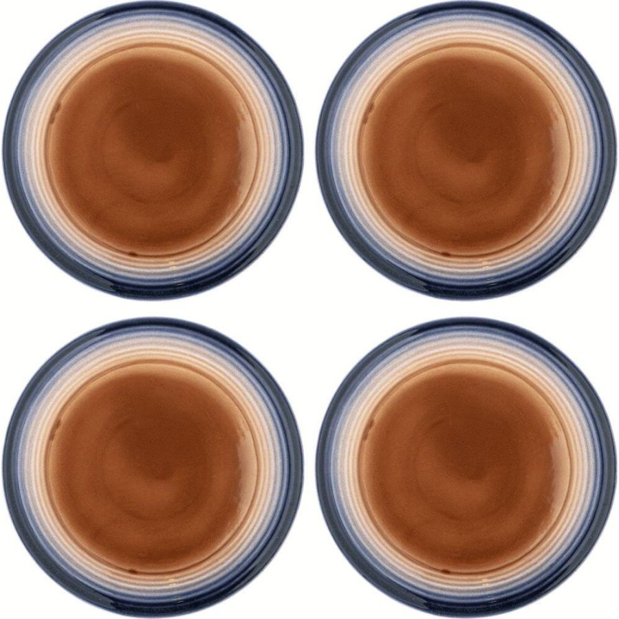 Bloomingville Tatum Teller 4er Set 27 cm, Multi