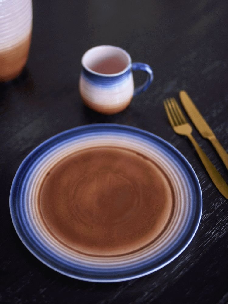 Bloomingville Tatum Teller 4er Set 27 cm, Multi