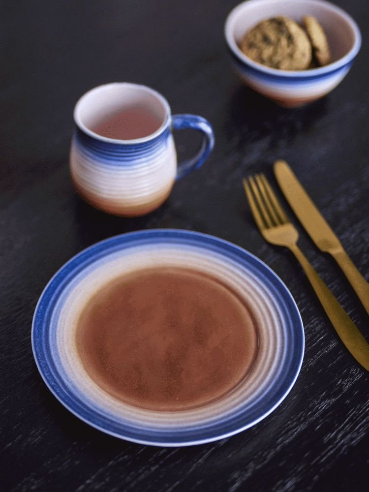 Bloomingville Tatum Teller 4er Set 20,5 cm, Multi