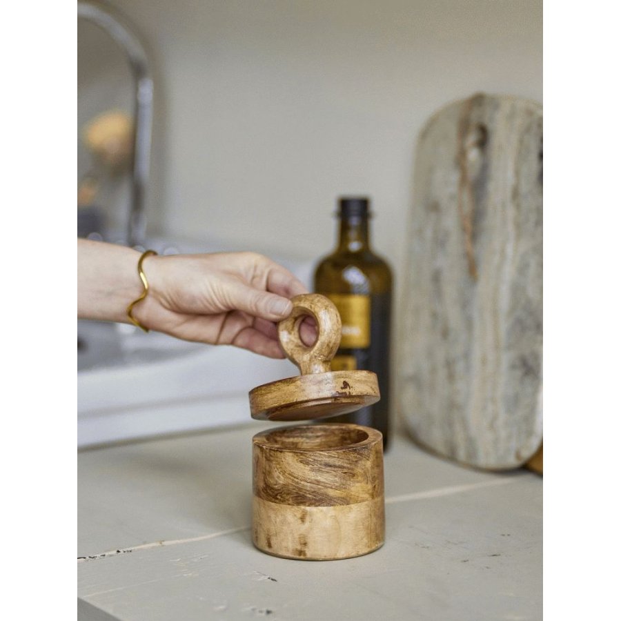 Bloomingville Nonnie Krukke m. L�g H15,5 cm, Mangotr�