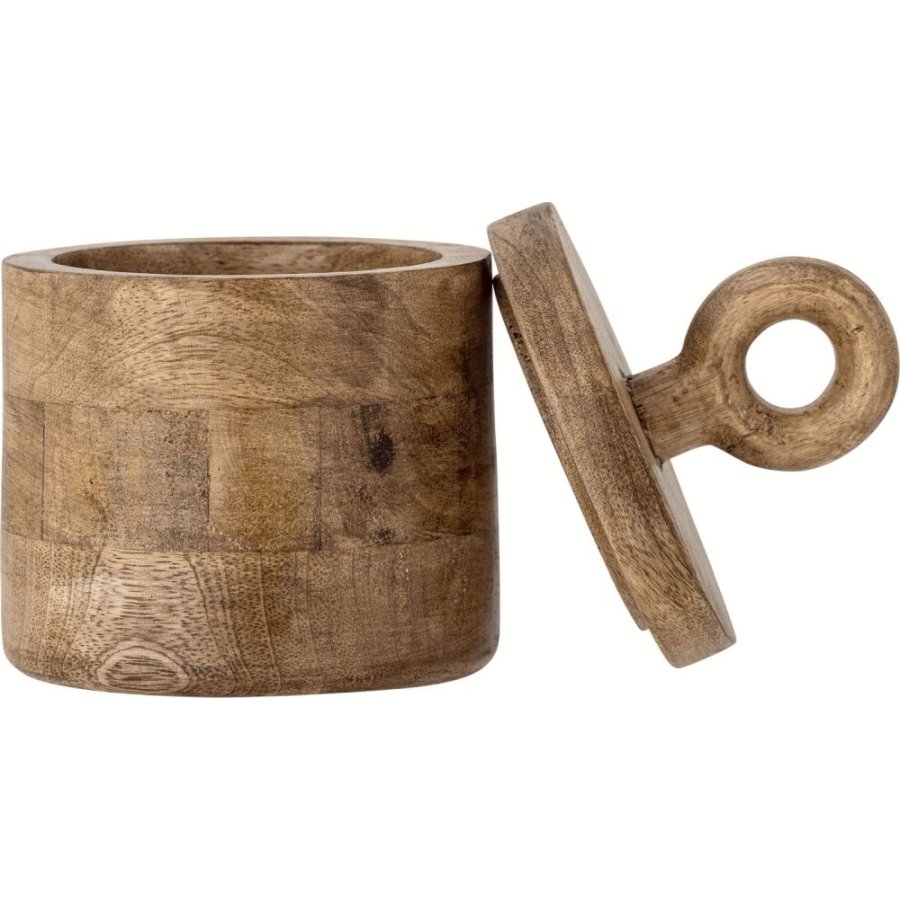 Bloomingville Nonnie Krukke m. L�g H18 cm, Mangotr�