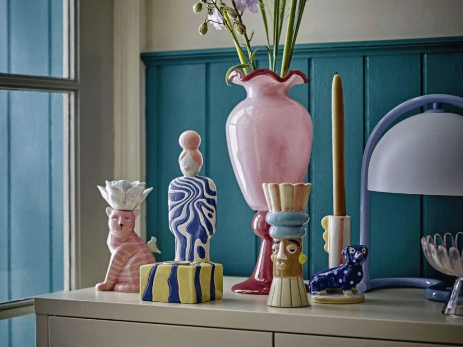 Bloomingville Minio Vase H17 cm, Multi