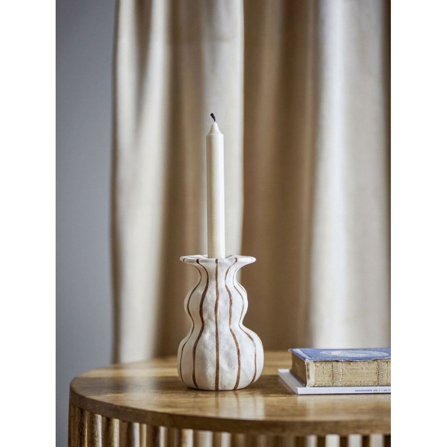 Creative Collection Byron Lysestage H16 cm, Brun