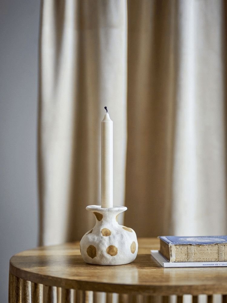 Creative Collection Byron Lysestage H10 cm, Natur