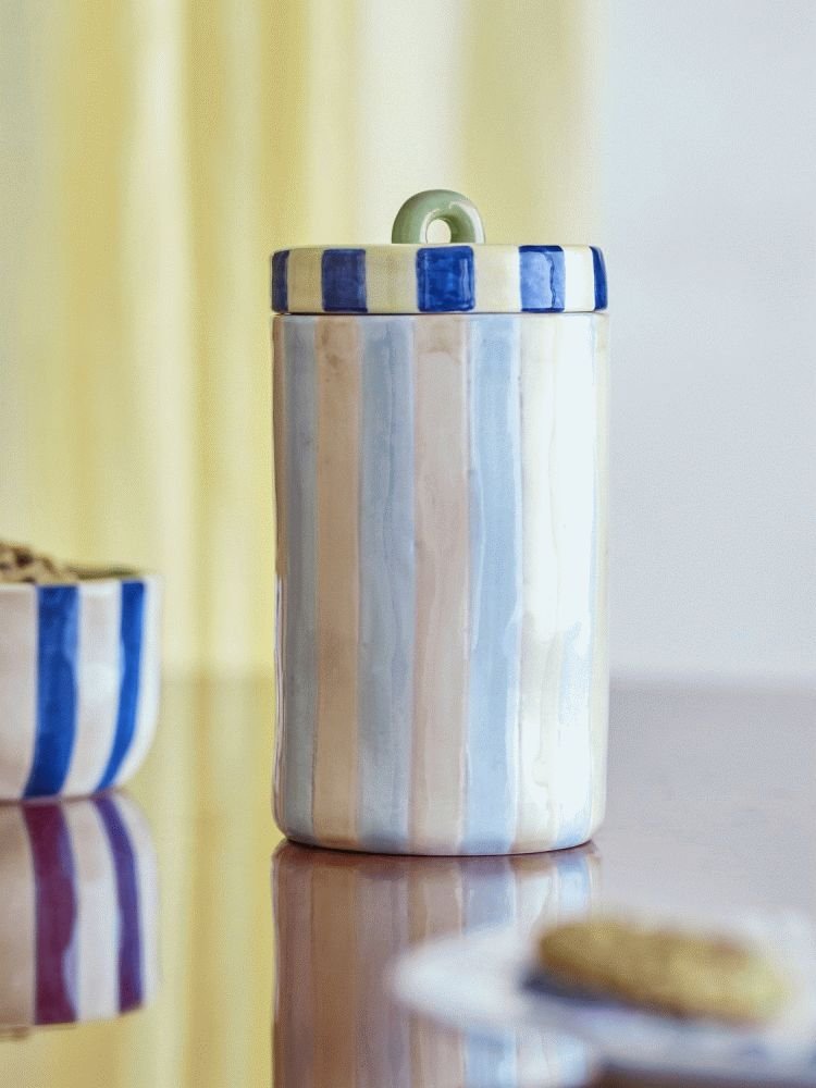 Bloomingville Phoenix Krukke m. L�g H20,5 cm, Multi