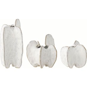 Bloomingville Jayce Vase 3 stk, Hvid