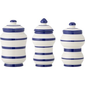 Bloomingville Maynard Krukke m. L�g 3 stk, Bl�