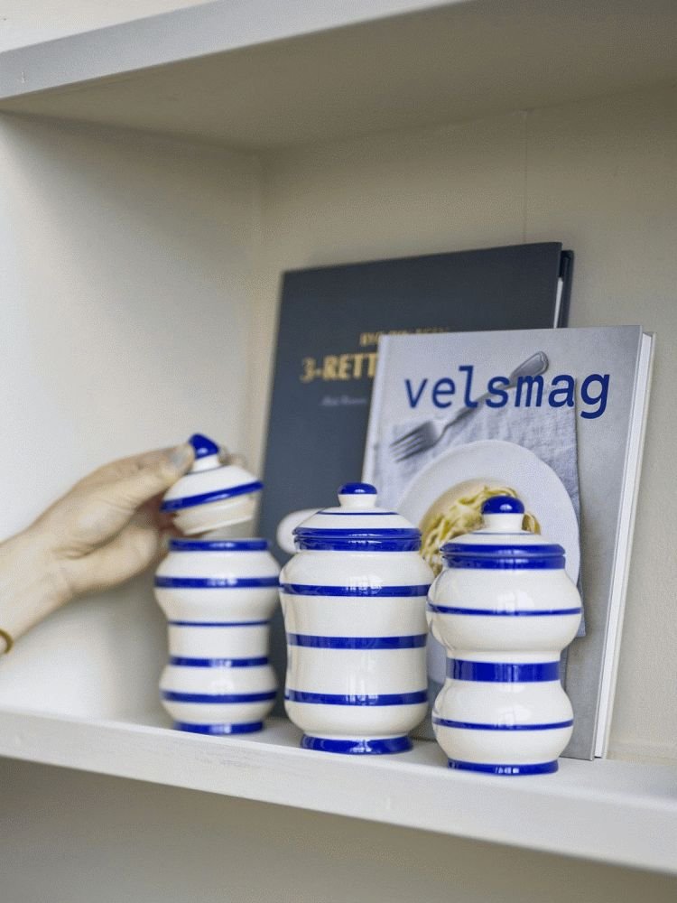 Bloomingville Maynard Krukke m. L�g 3 stk, Bl�