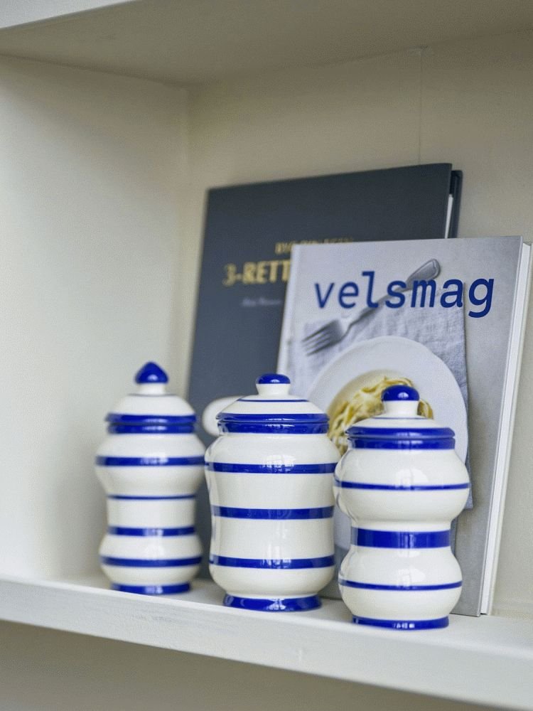 Bloomingville Maynard Krukke m. L�g 3 stk, Bl�