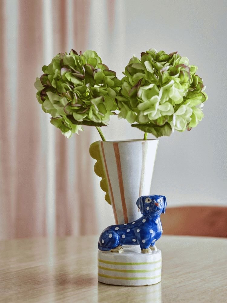 Bloomingville Dachsy Vase H21,5 cm, Multi