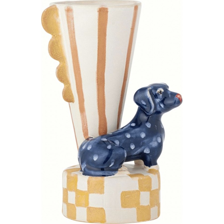Bloomingville Dachsy Vase H21,5 cm, Multi