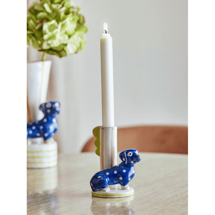 Bloomingville Dachsy Lysestage H12 cm, Multi