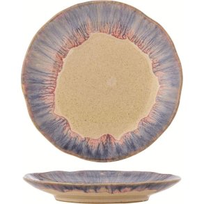 Bloomingville Imogen Teller 16,5 cm, Blau/Rosa