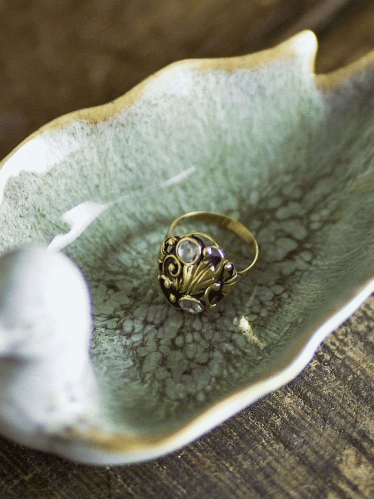 Creative Collection Chirp Dekorationssk�l 13,5 cm, Gr�n