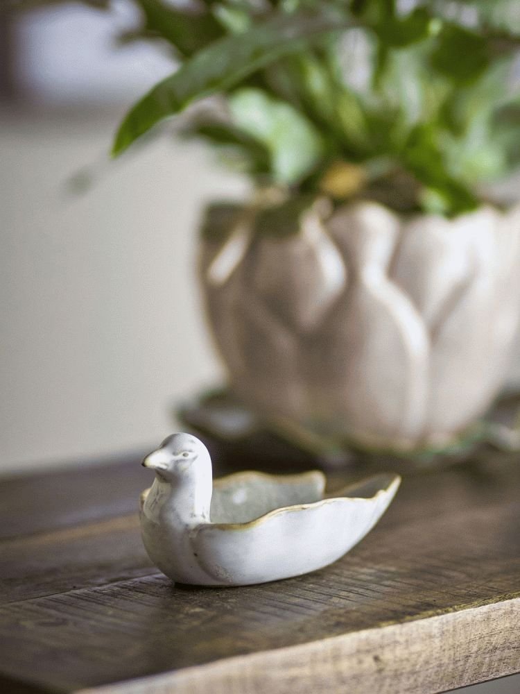 Creative Collection Chirp Dekorationssk�l 13,5 cm, Gr�n