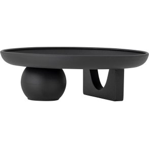 Bloomingville Dustin Dekorationsplatte �26 cm, Schwarz