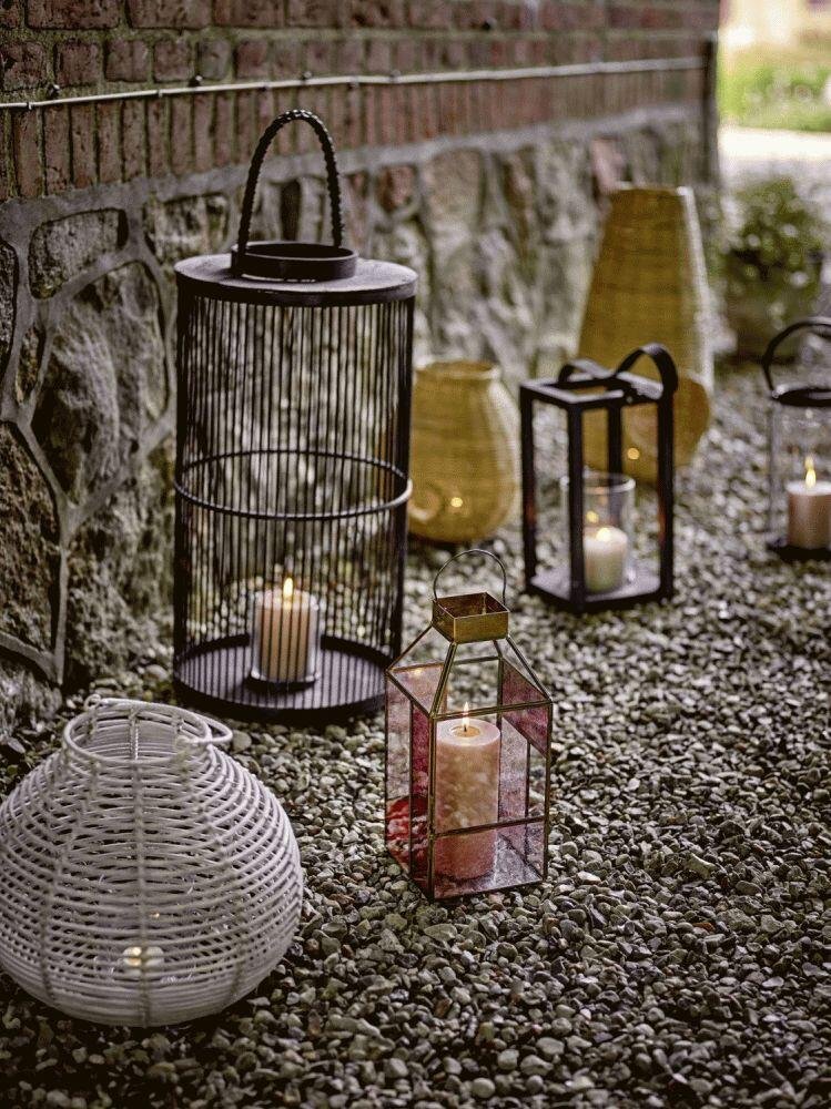 Bloomingville Drew Lanterne H34 cm, Rosa