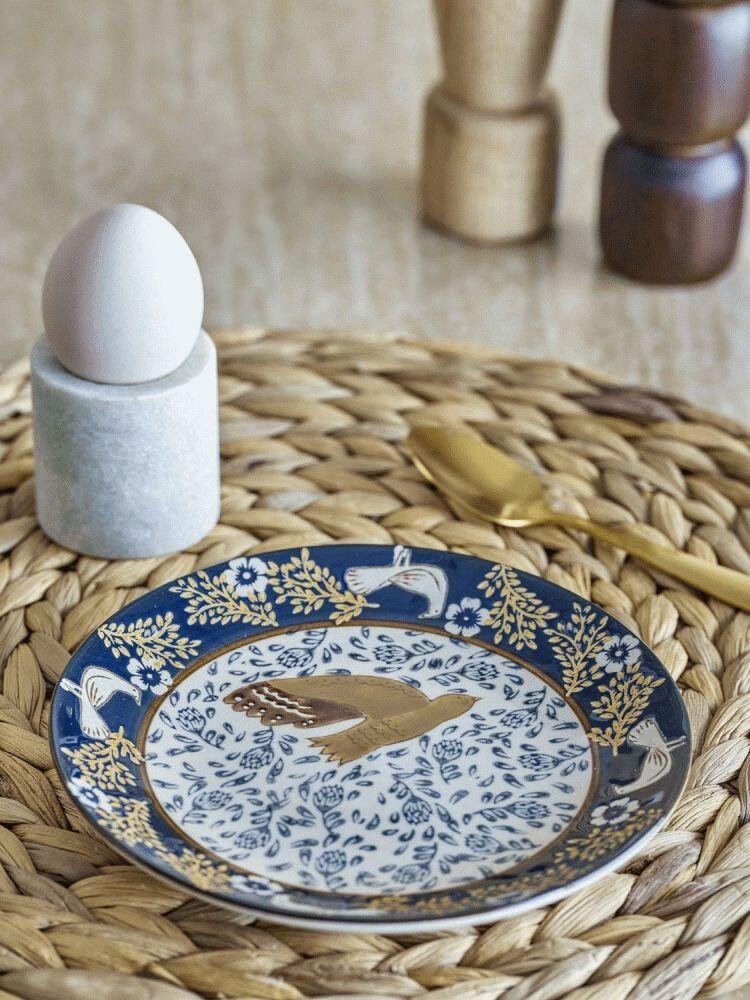 Bloomingville Hezha Teller 16 cm, Blau