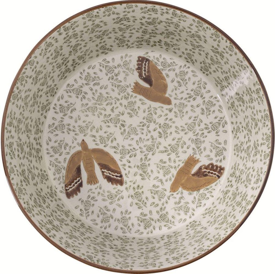 Bloomingville Hezha Schale �28 cm, Gr&uuml;n