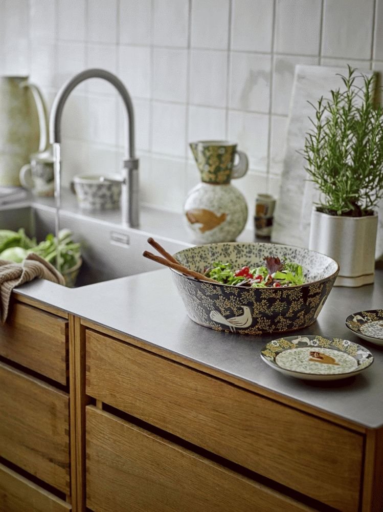 Bloomingville Hezha Schale �28 cm, Blau