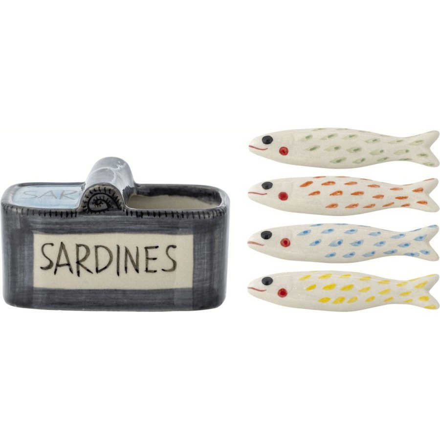 Creative Collection Caiam Spisepindeholder 5 Dele 9 cm, Multi