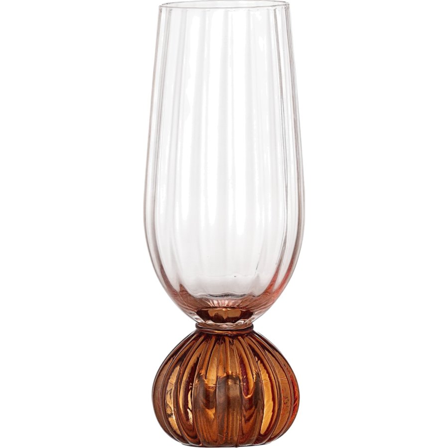 Bloomingville Taurin Champagneglas 25 cl, Amber