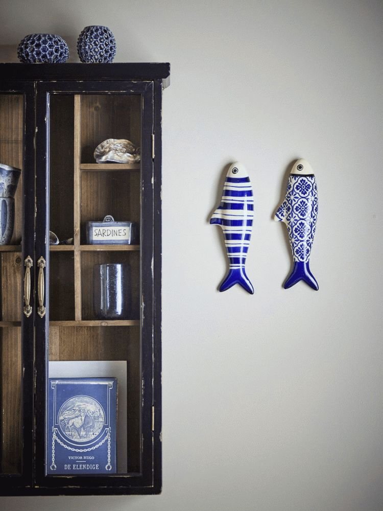 Creative Collection Dunne V�gdekoration 2 stk. 26 cm, Bl�