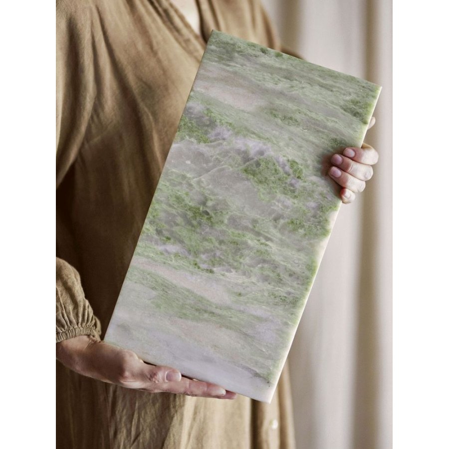 Bloomingville Keika Serveringsbr�t 20x38 cm, Gr�n