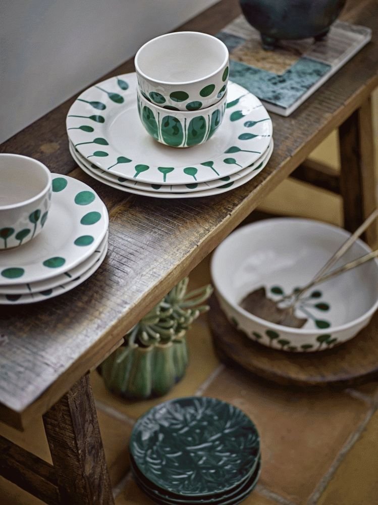 Creative Collection Linora Serveringssk�l �28 cm, Gr�n