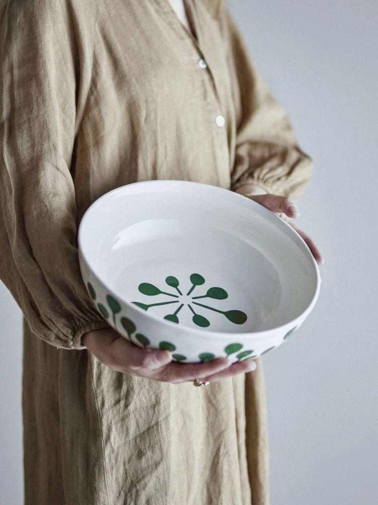Creative Collection Linora Serveringssk�l �28 cm, Gr�n