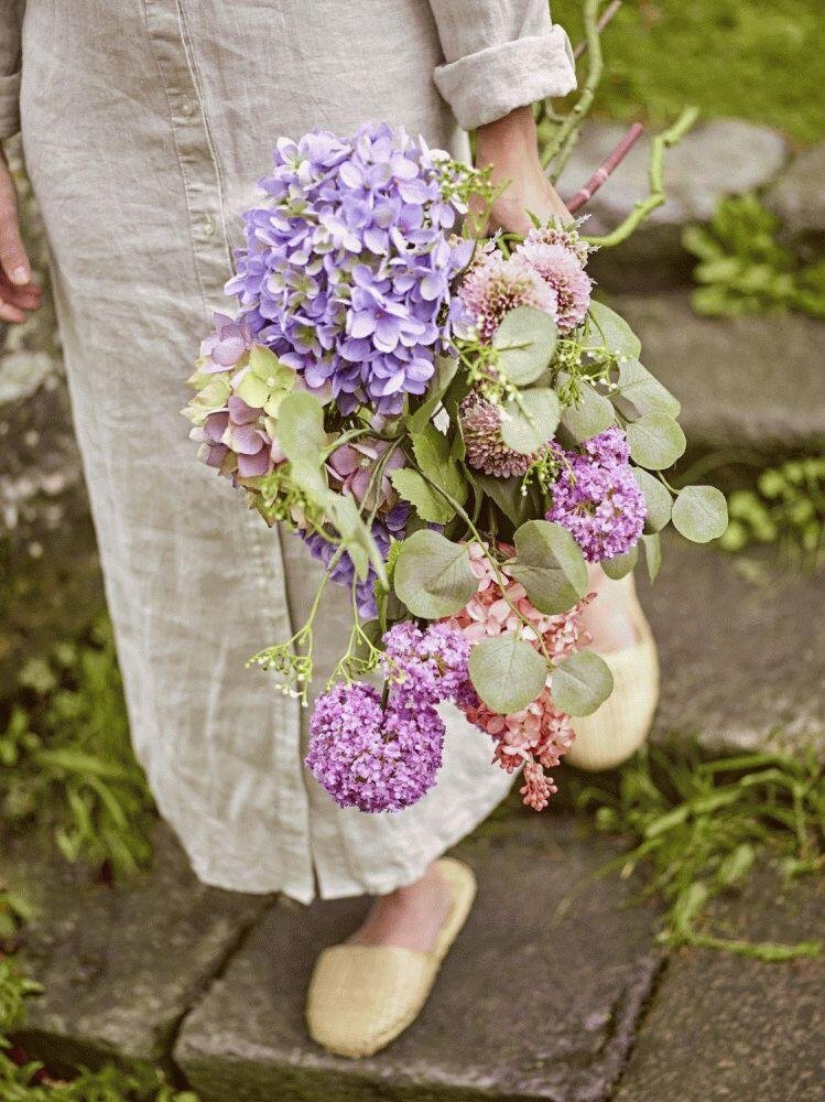 Bloomingville Edge Kunstig Buket, Lilla