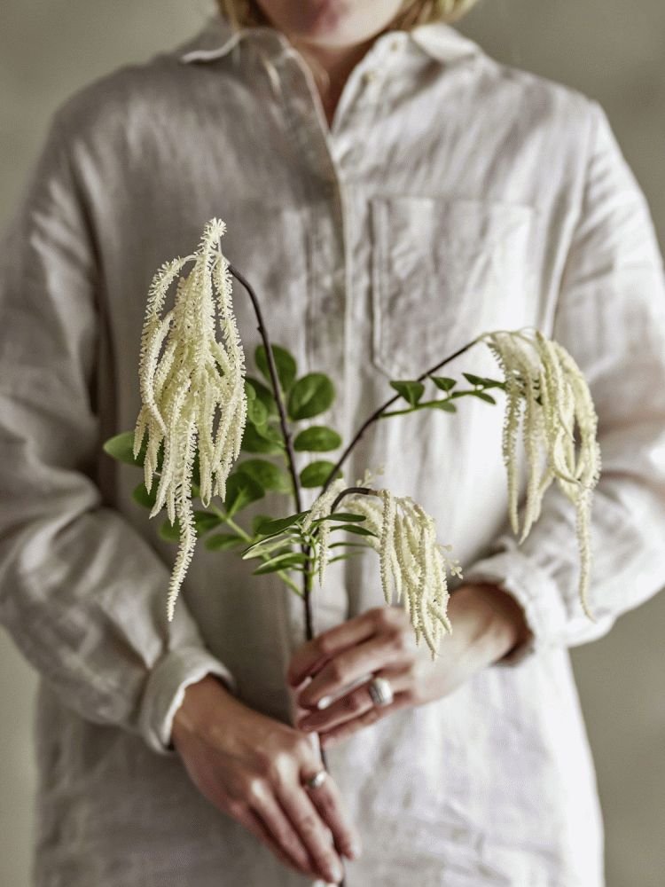 Bloomingville Reed Kunstig Stilk 70 cm, Hvid