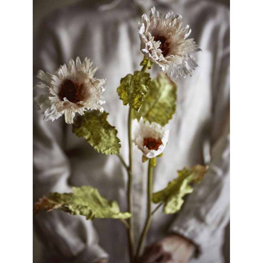 Bloomingville Chrysantemum Kunstig Stilk 96 cm, Hvid