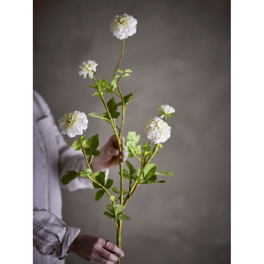 Bloomingville Chrysantemum Kunstig Stilk 101 cm, Hvid