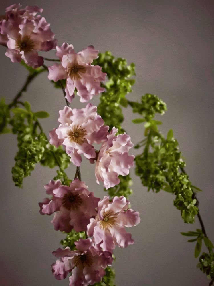 Bloomingville Wild Cherry Kunstig Stilk 90 cm, Rosa