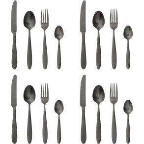 Bloomingville Frea Bestiks�t 16 Dele, Sort