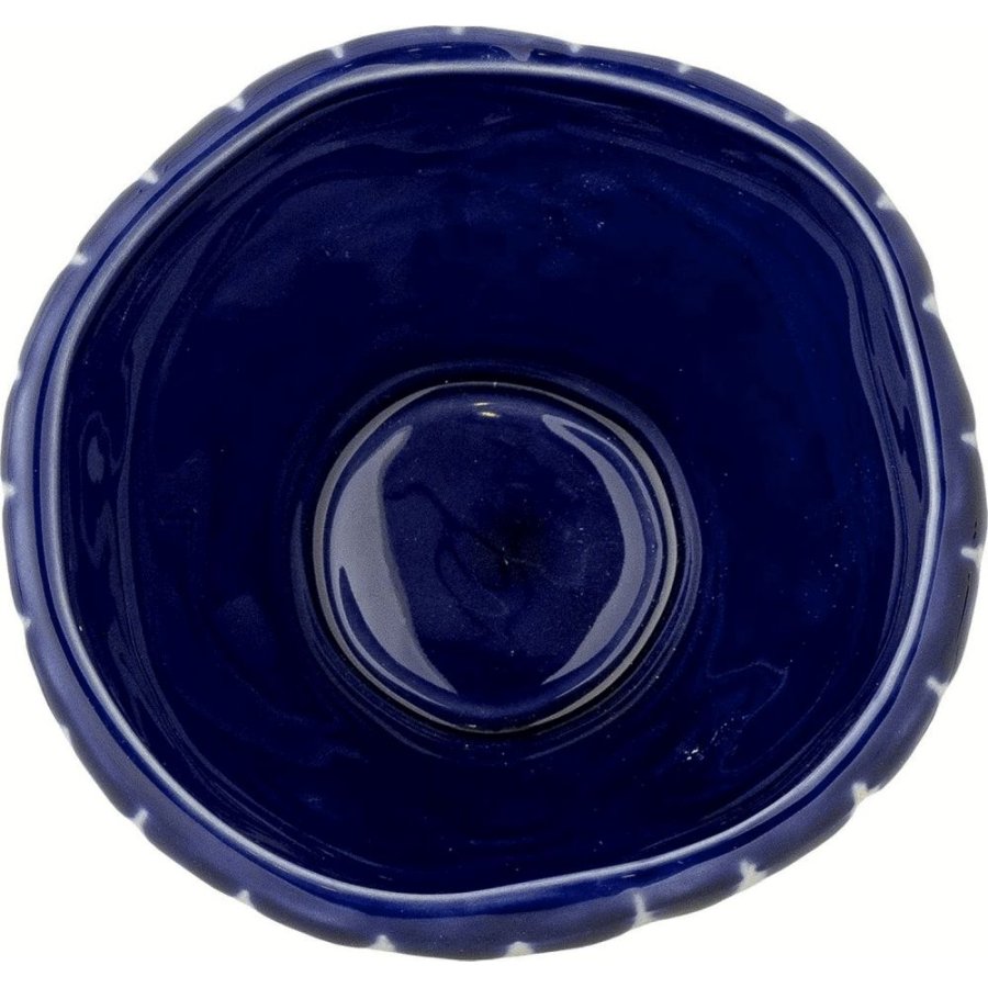 Bloomingville Nini Schale �9 cm, Blau/Wei&szlig;