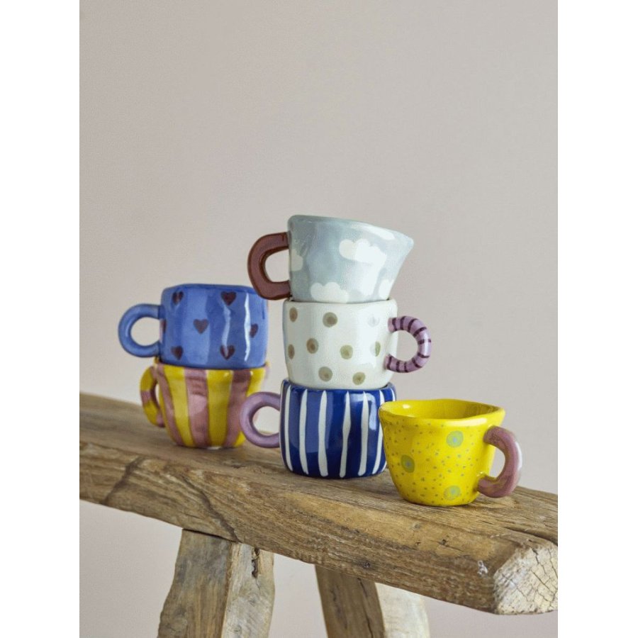Bloomingville Nini Kop 6 stk. 11 cl, Multi