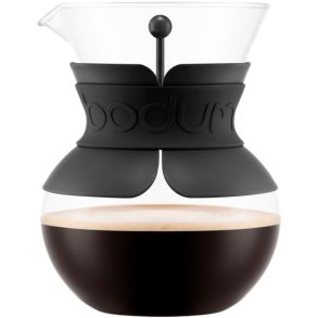 Bodum POUR OVER Kaffeebereiter mit Filtern fr 4 Tassen 0,5 L, Schwarz