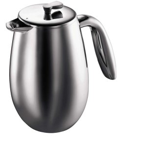 Bodum COLUMBIA Doppelwandig Kaffeebereiter fr 3 Tassen 0,35 L, Verchromt