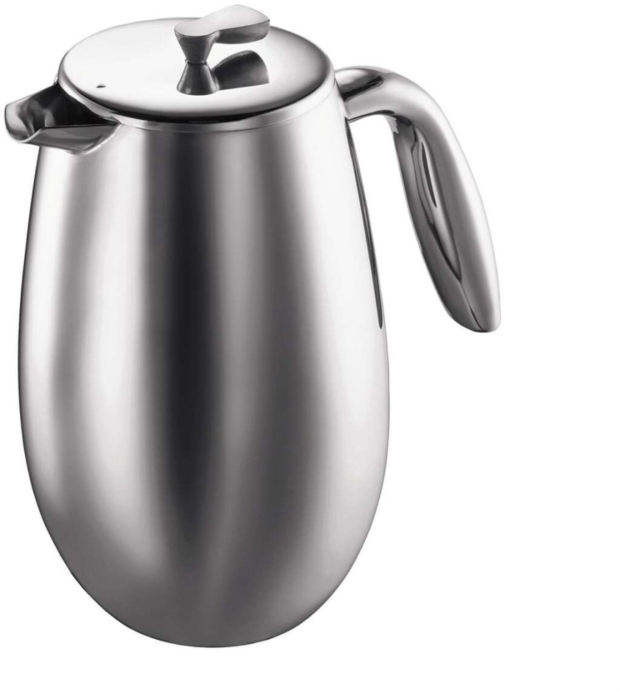 Bodum COLUMBIA Dobbeltvgget Stempelkande 8 Kopper 1 L, Mat Stl