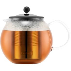 Bodum ASSAM Teekanne m. Stahlfilter 1 L, Verchromt