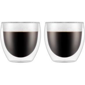 Bodum PAVINA Espressoglas 2er Set 8 cl